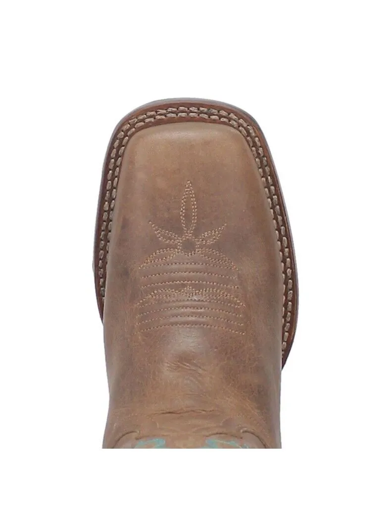 Dan Post Western Boots Womens Kendall Square Toe Tan DP4989