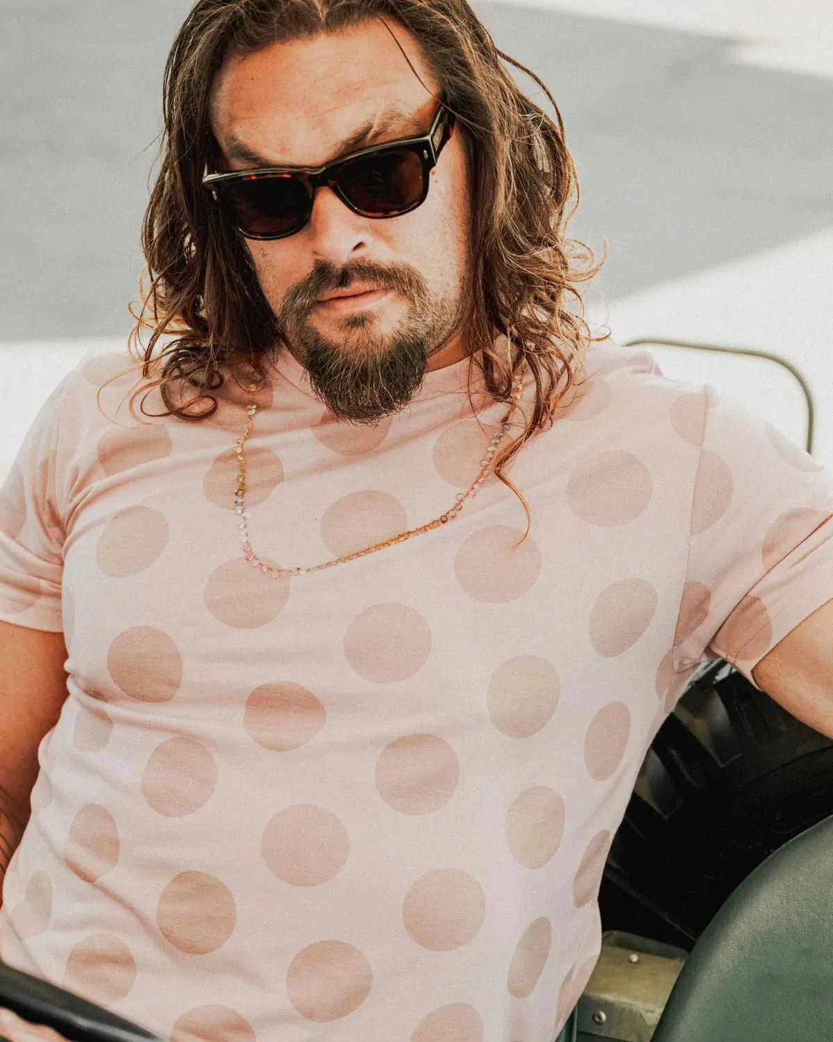 Dirty Pink Polka Dot Tee