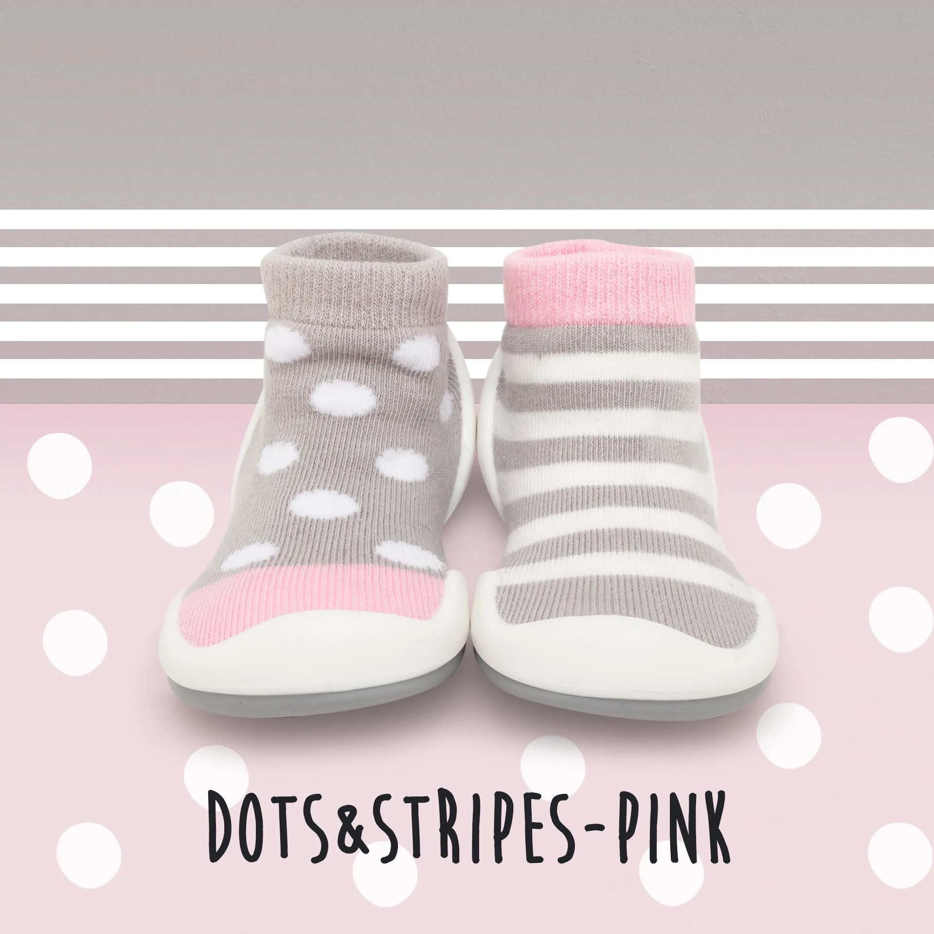 Dots & Stripes - Pink