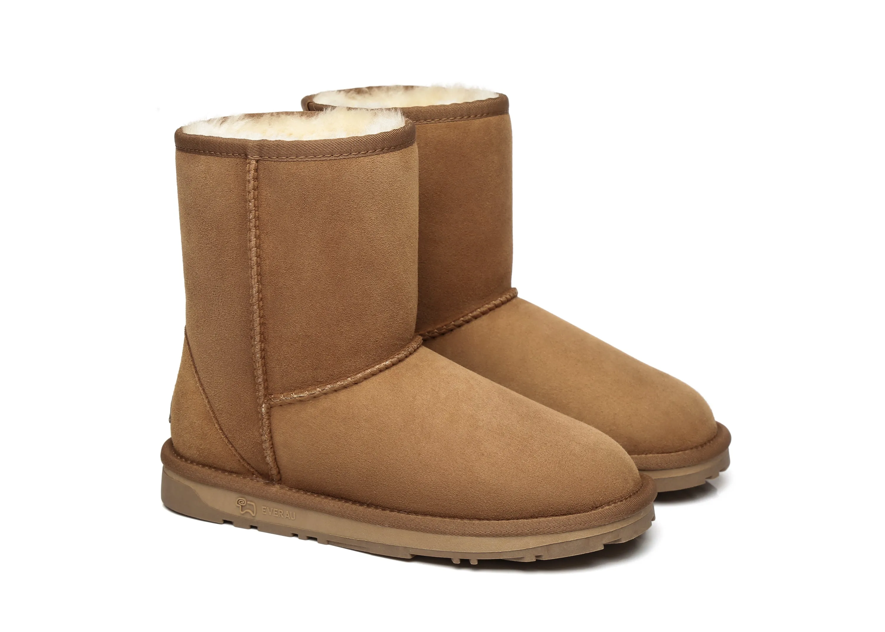 EVERAU® Short Classic Sheepskin Boots