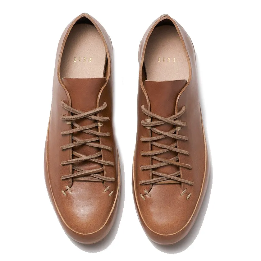 Feit - Tan Veg Tan Hand Sewn Low Sneaker