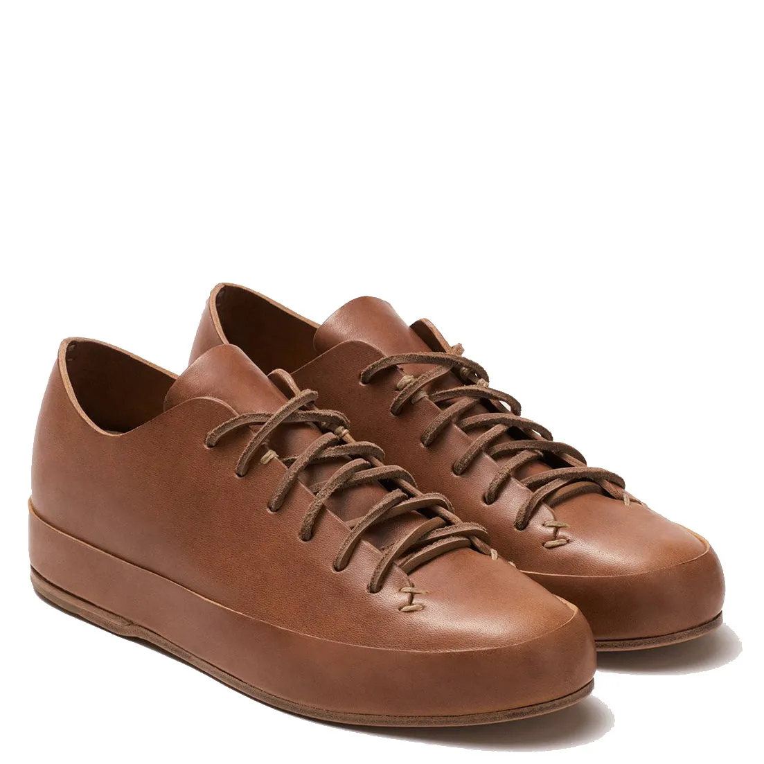 Feit - Tan Veg Tan Hand Sewn Low Sneaker