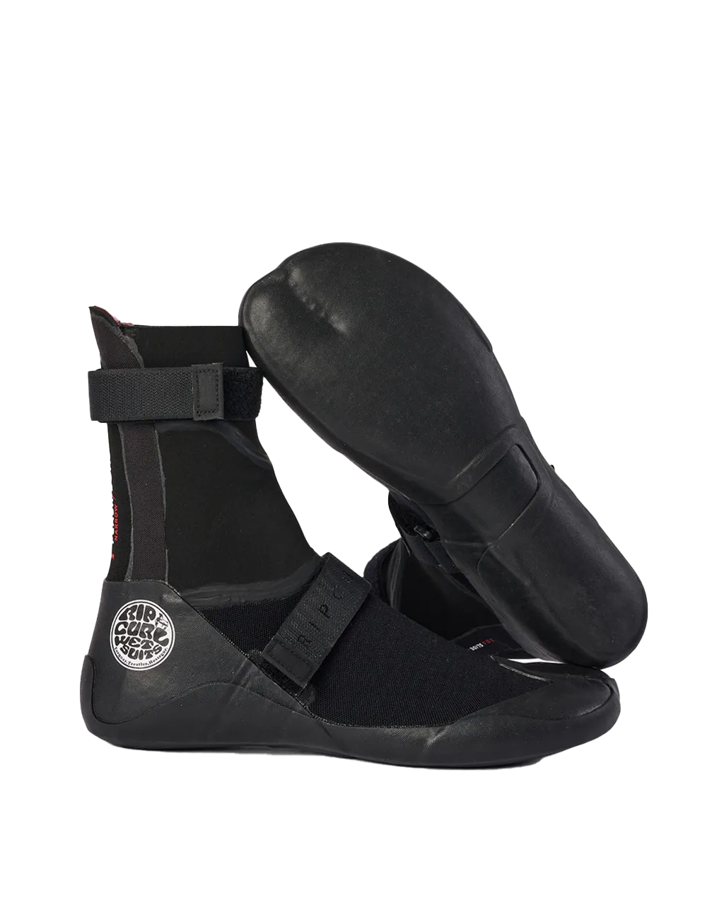 Flashbomb 5mm Round Toe Wetsuit Boots in Black