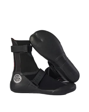 Flashbomb 5mm Round Toe Wetsuit Boots in Black