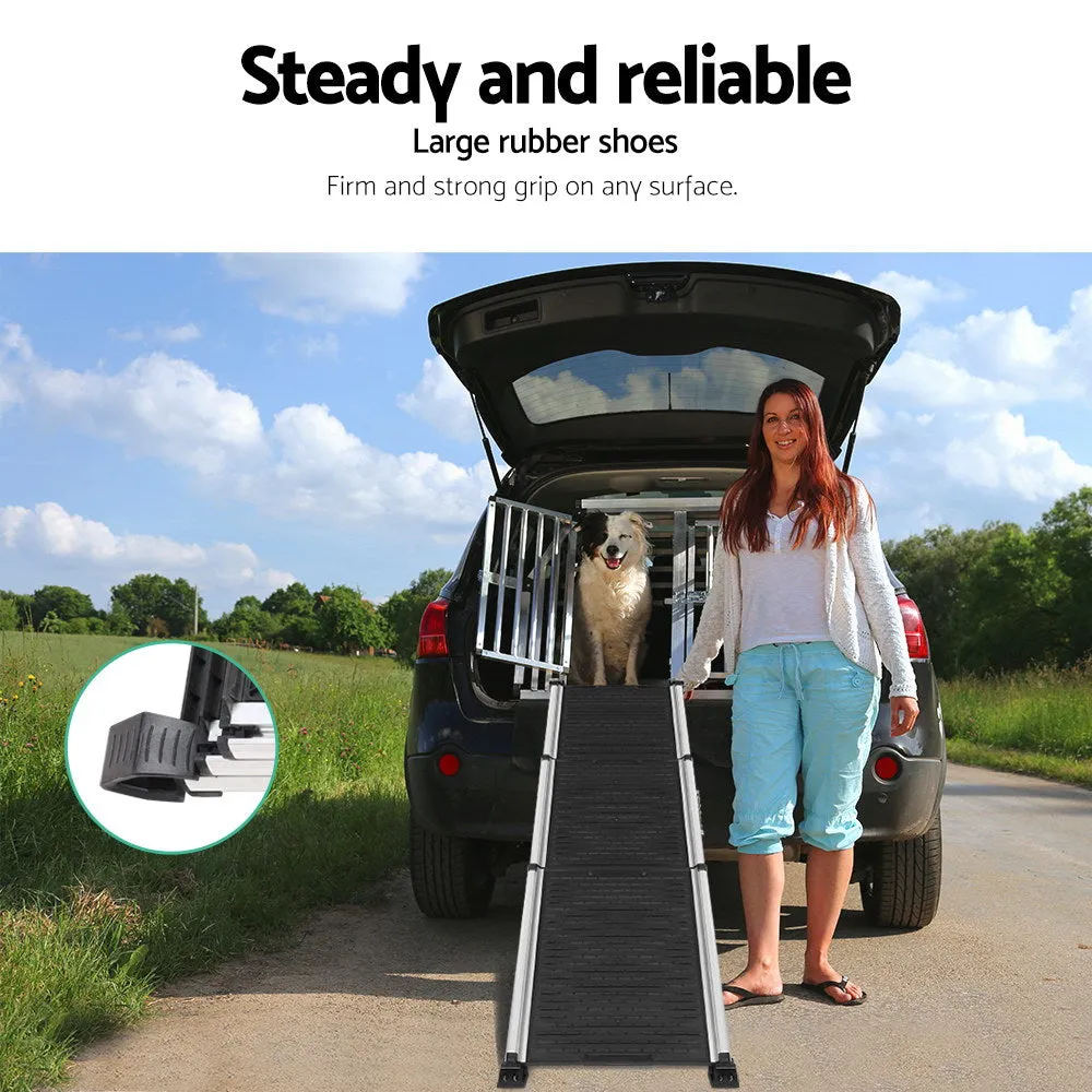 Foldable Non-Slip Adjustable Dog Ramp & Steps - i.Pet