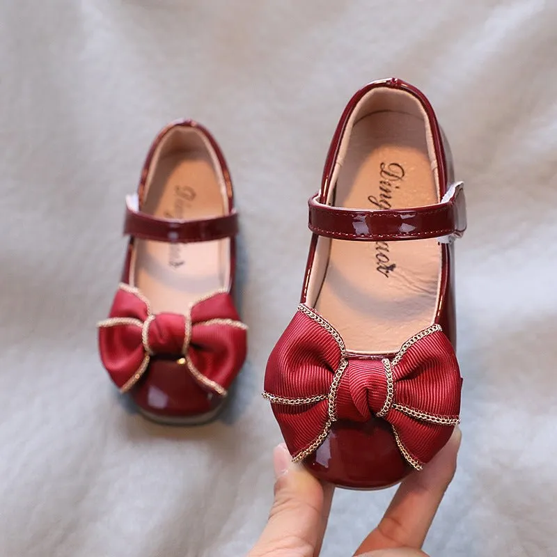 Girl's Bow Tip Mary Janes