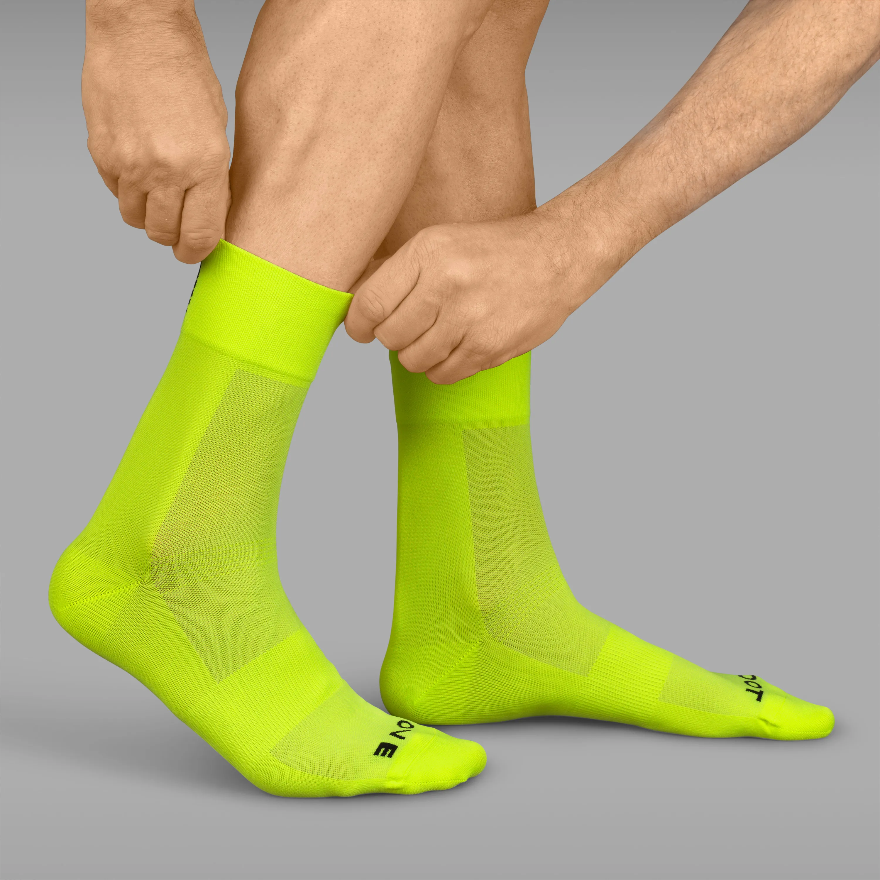 Gripgrab Lightweight SL Socks Yellow Hi-vis | Buy Gripgrab Lightweight SL Socks Yellow Hi-vis here | Outnorth