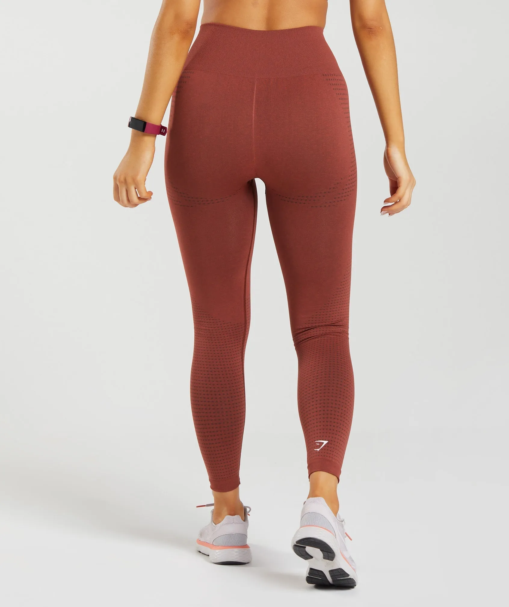 Gymshark Vital Seamless 2.0 Leggings - Brick Red Marl