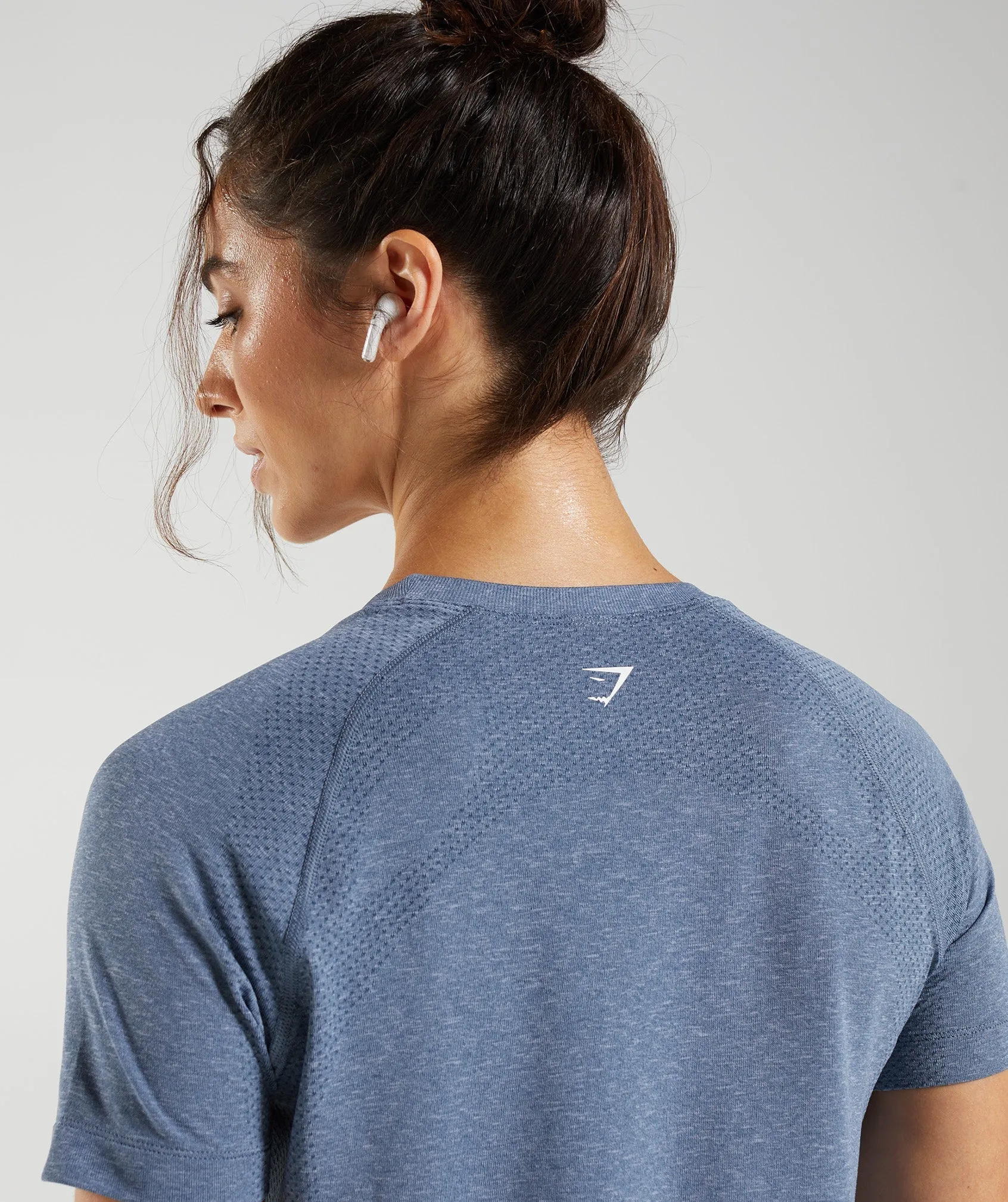 Gymshark Vital Seamless 2.0 Light T-Shirt - Evening Blue Marl