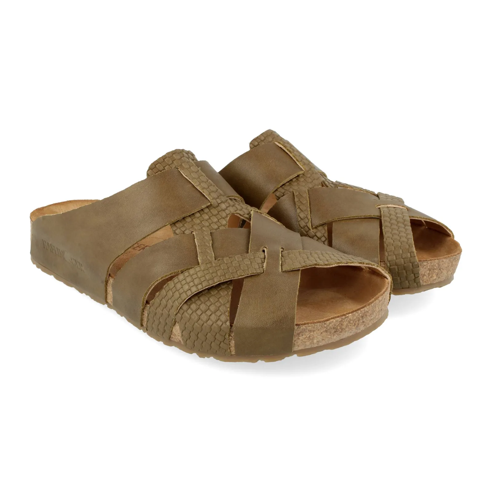 Haflinger Dana Slide Sandal (Women) - Verotrenza Kaky