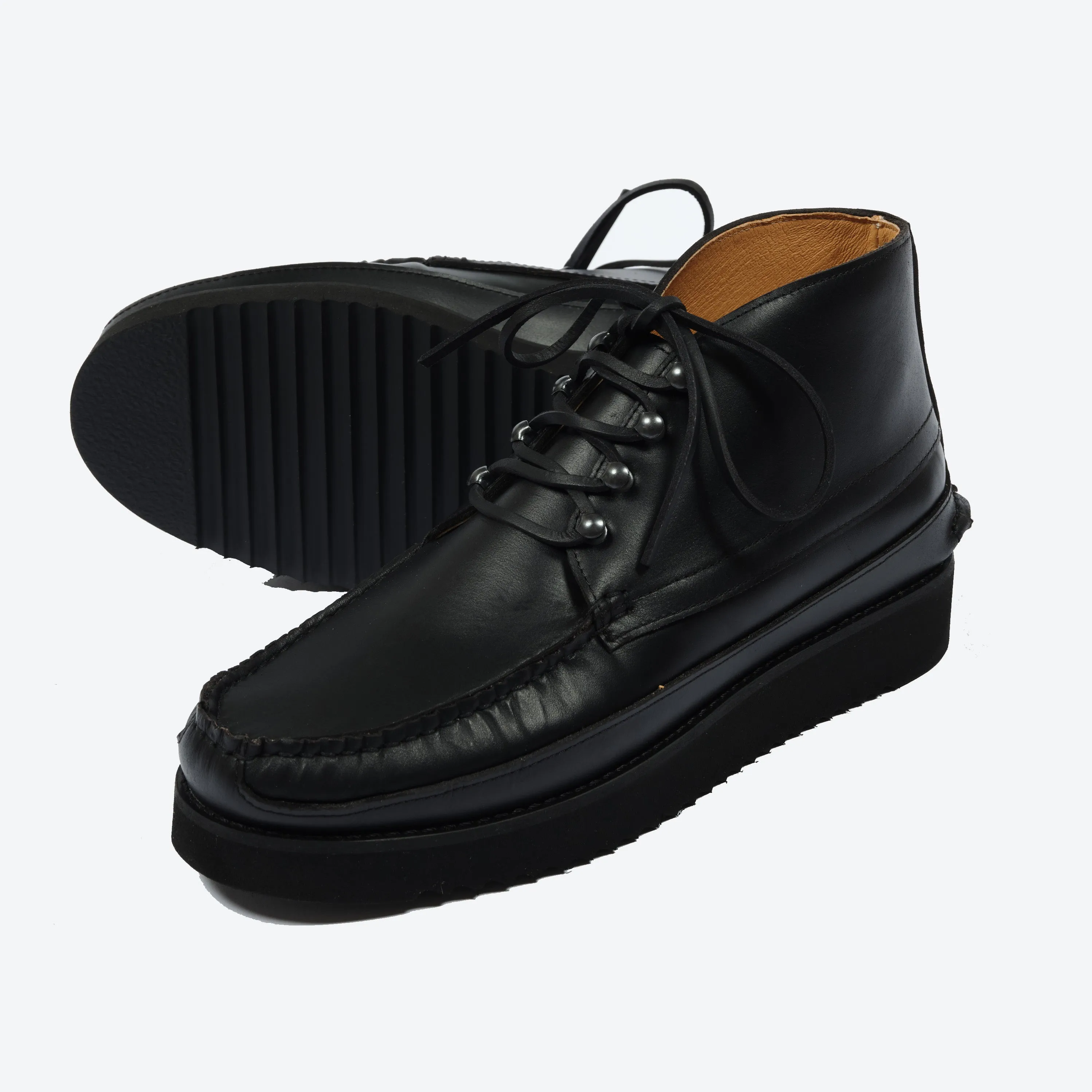 HIKER MOC BOOT - BLACK/BLACK