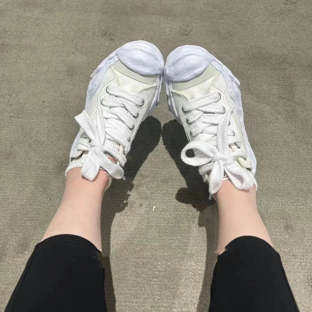 ikearlax Pure MMY Sanyuan Kangyu Jack Purcell Dissolved Shoes Yu Wenle Same Style Canvas Platform Height Increasing Men and Women Couple Sneakers