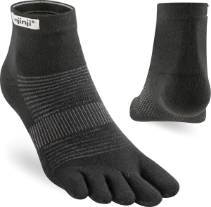 Injinji Men&#x27;s Run Lightweight Mini-Crew Black | Buy Injinji Men&#x27;s Run Lightweight Mini-Crew Black here | Outnorth