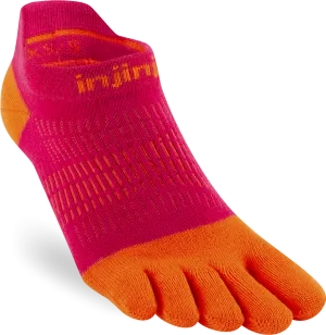 Injinji Women&#x27;s Run Lightweight No-Show Chili | Buy Injinji Women&#x27;s Run Lightweight No-Show Chili here | Outnorth