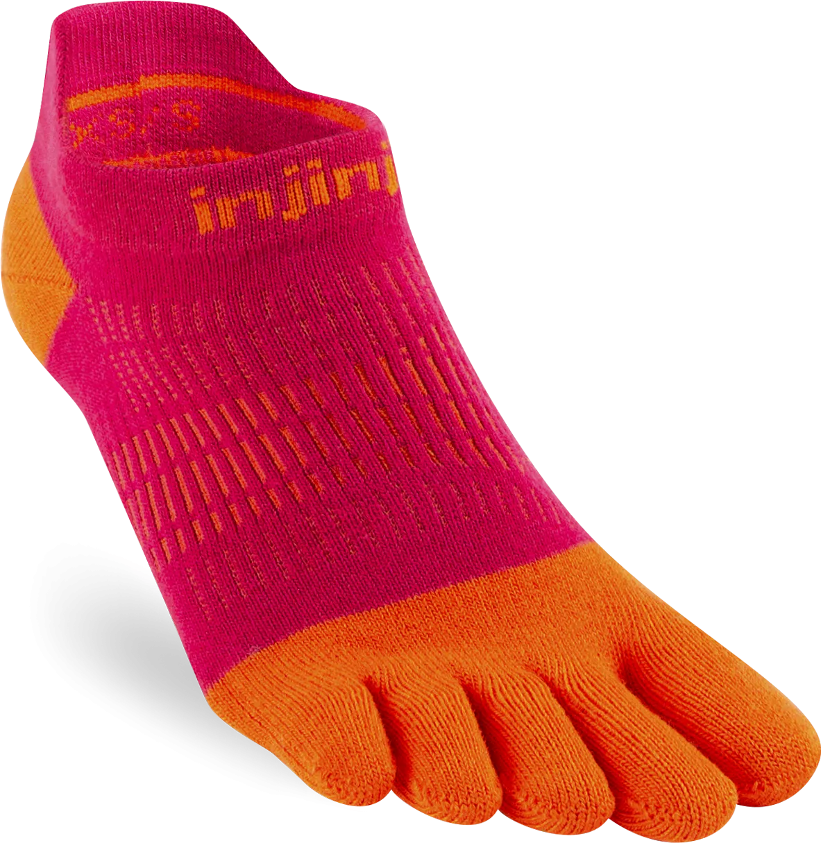 Injinji Women&#x27;s Run Lightweight No-Show Chili | Buy Injinji Women&#x27;s Run Lightweight No-Show Chili here | Outnorth