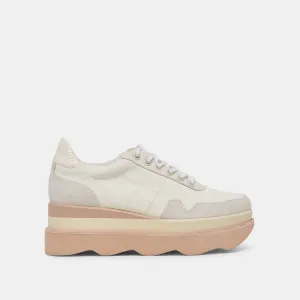 JAYNE SNEAKERS IVORY NUBUCK