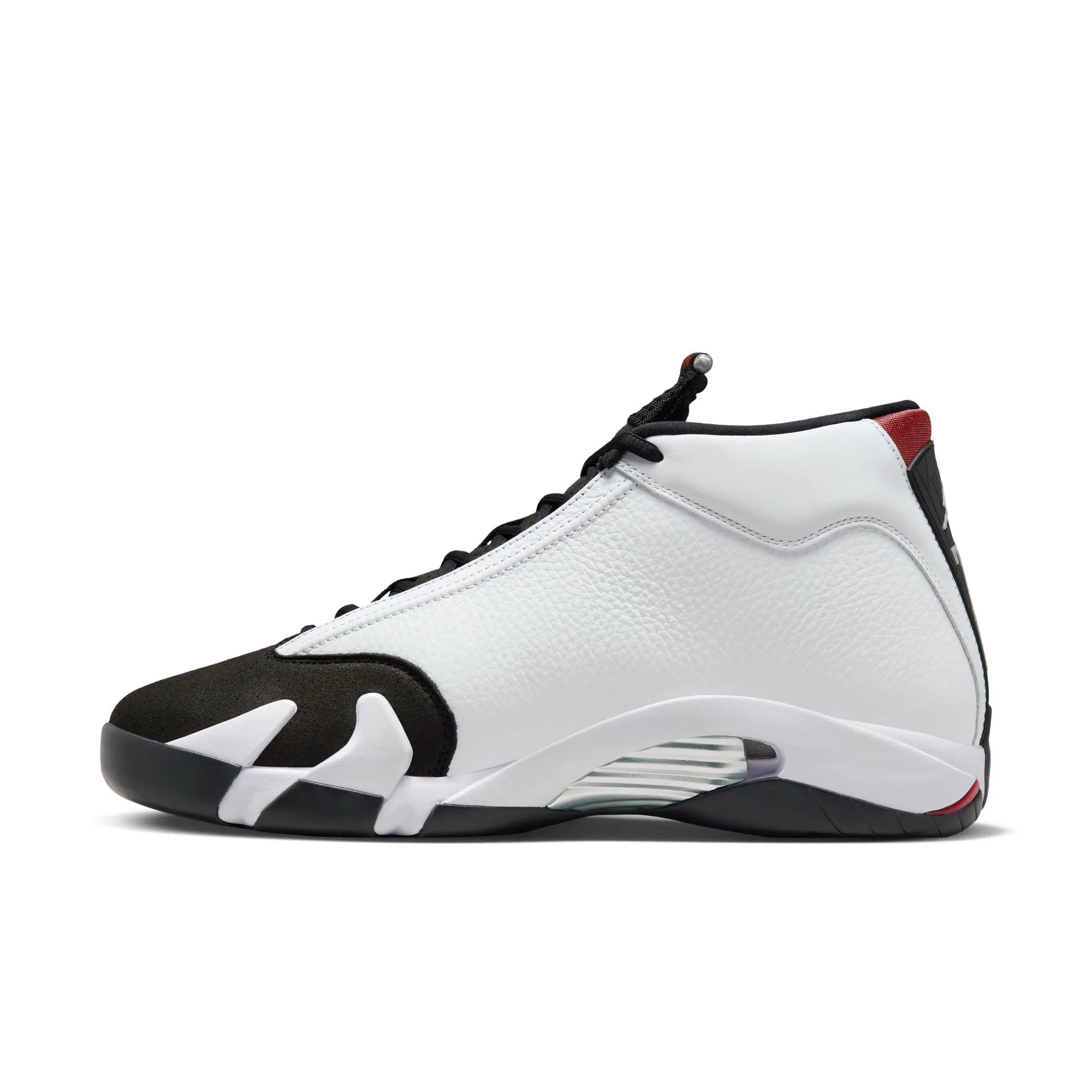 Jordan - Boy - GS Air Jordan 14 Retro - White/Varsity Red/Black/Metallic Silver