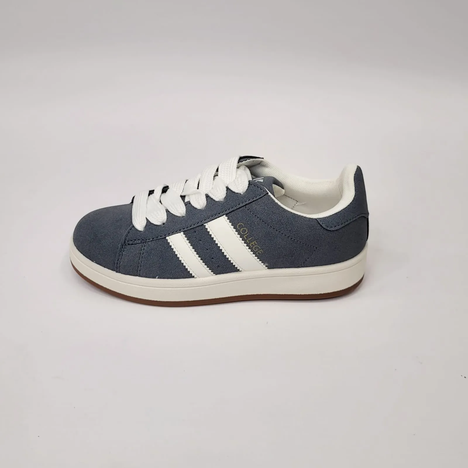 K7 blue/white college lace up sneaker