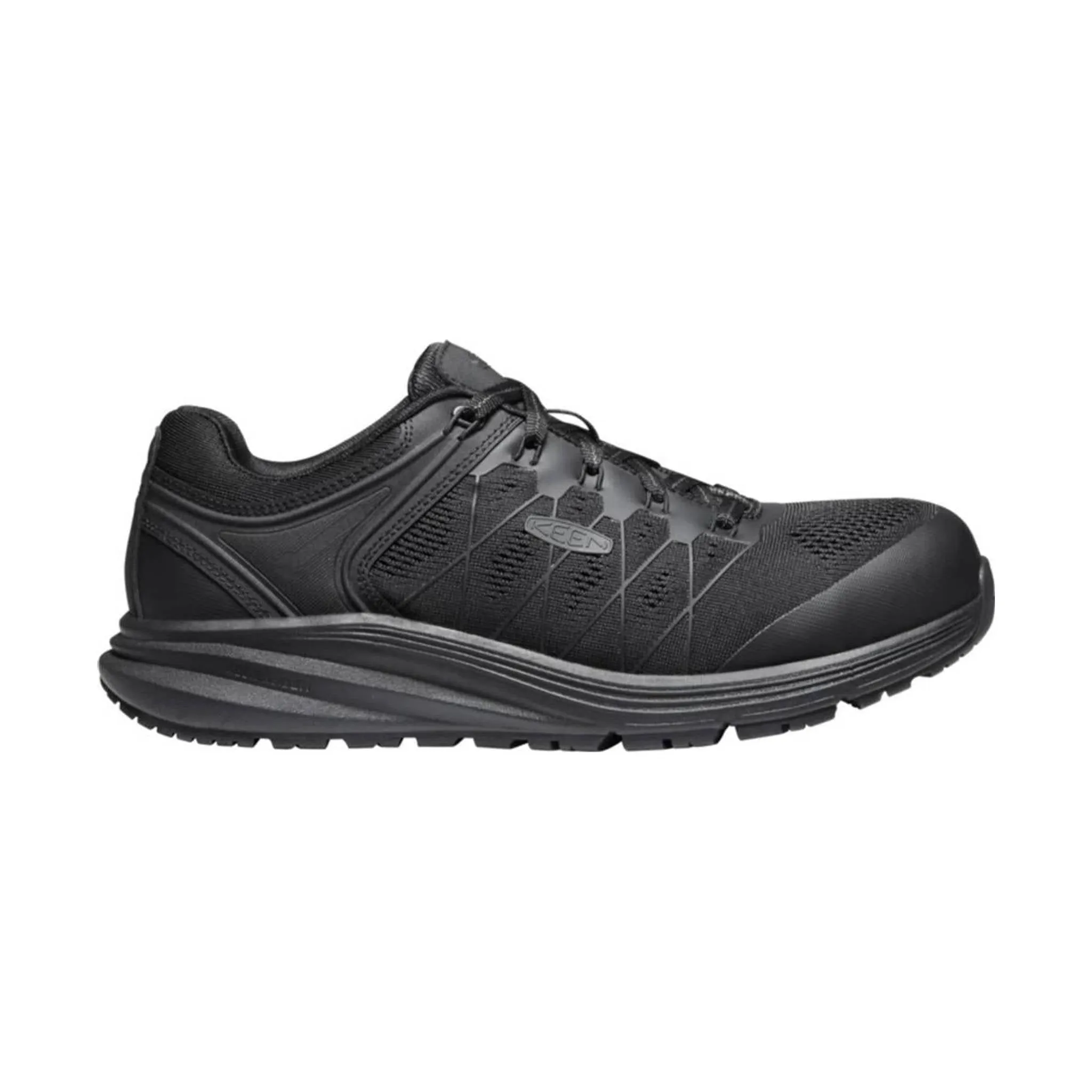 KEEN Utility Men's Vista Energy Composite Toe Work Shoe - Black/Raven