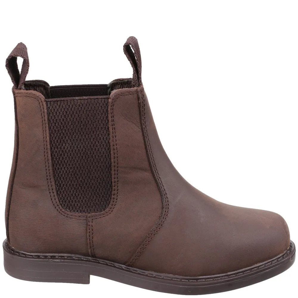 Kids Camberwell Pull On Dealer Boots Brown