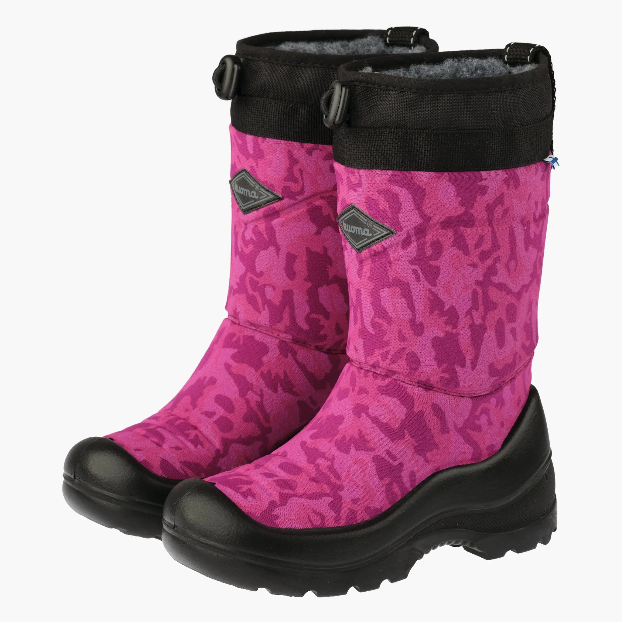 Kids´ winter boots Lumilukko, Boysenberry Ghost