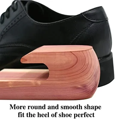 Kilocircle | Men's Red Cedar Wood Shoe Tree Single Tube 2 Packs