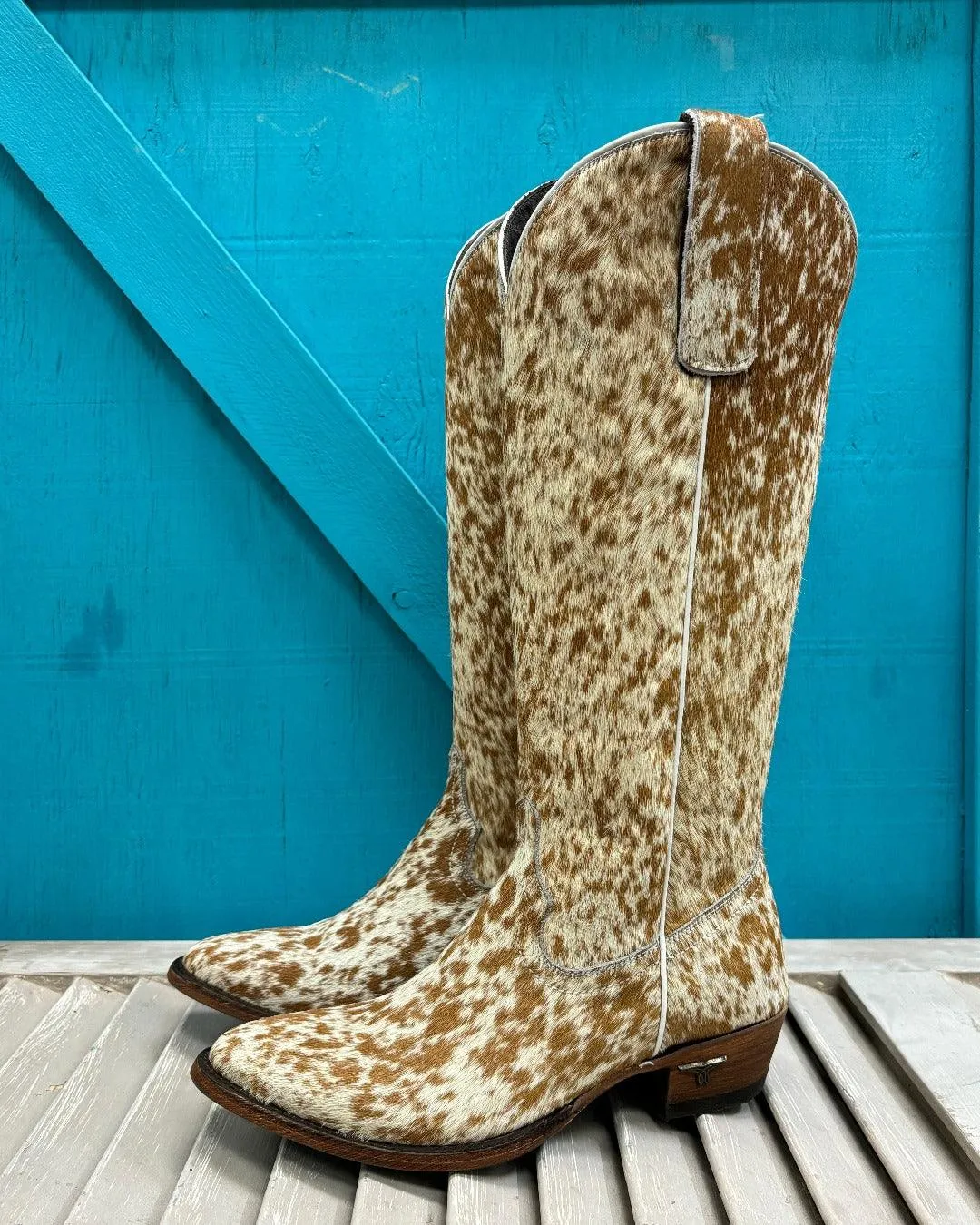 Lane Boots Women’s Plain Jane Genuine Cowhide Hair-On Tall Cowgirl Boots LB0546C