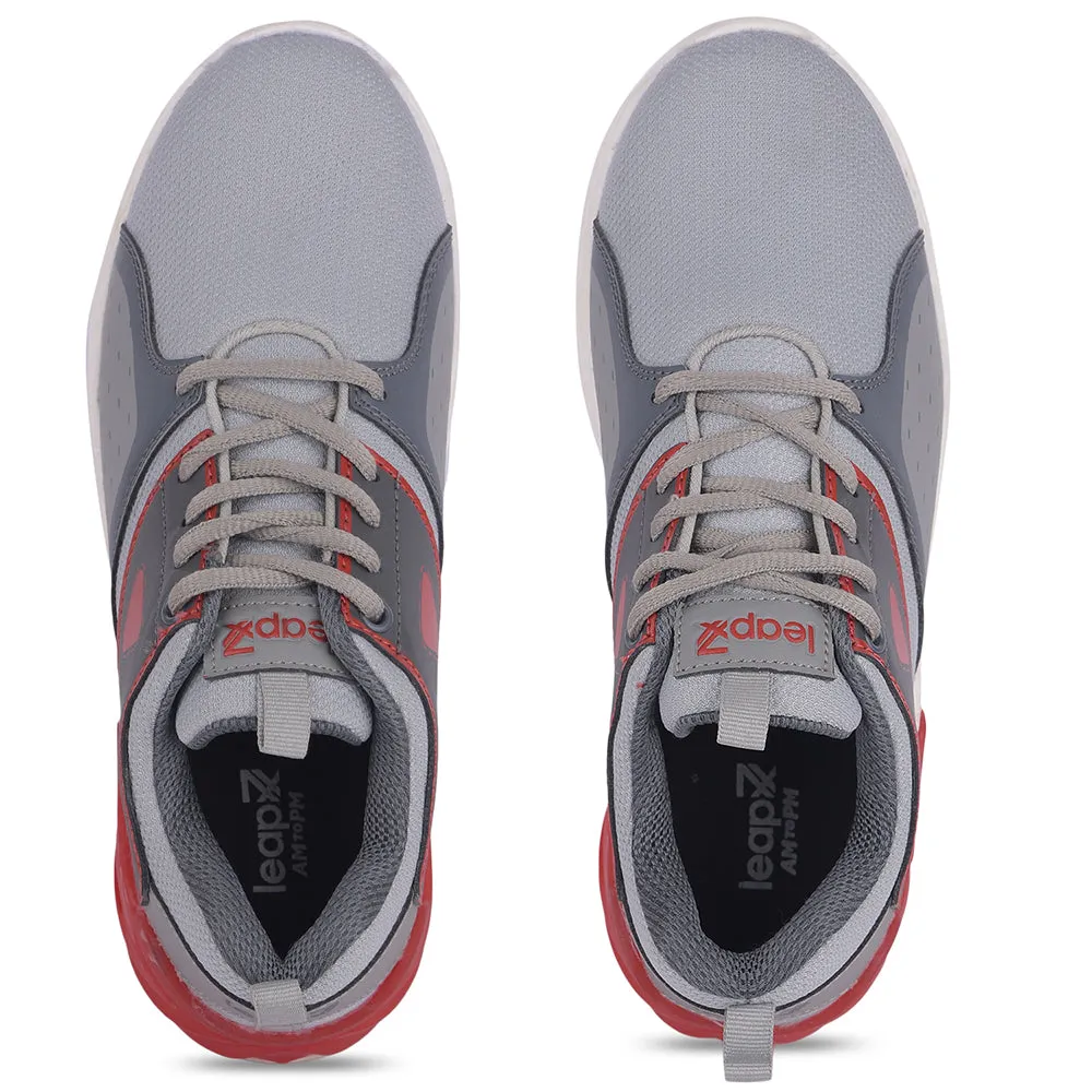 Leap7x By Liberty Kids ANTONY-EL L.Grey Sports Lacing Walking Shoes