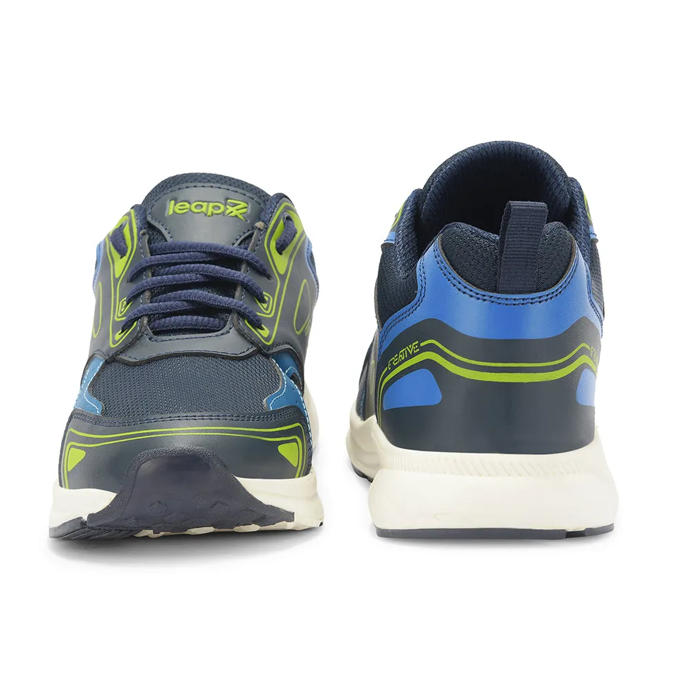 Leap7x By Liberty Kids DECLAN-E N.Blue Sports Non Lacing Shoes