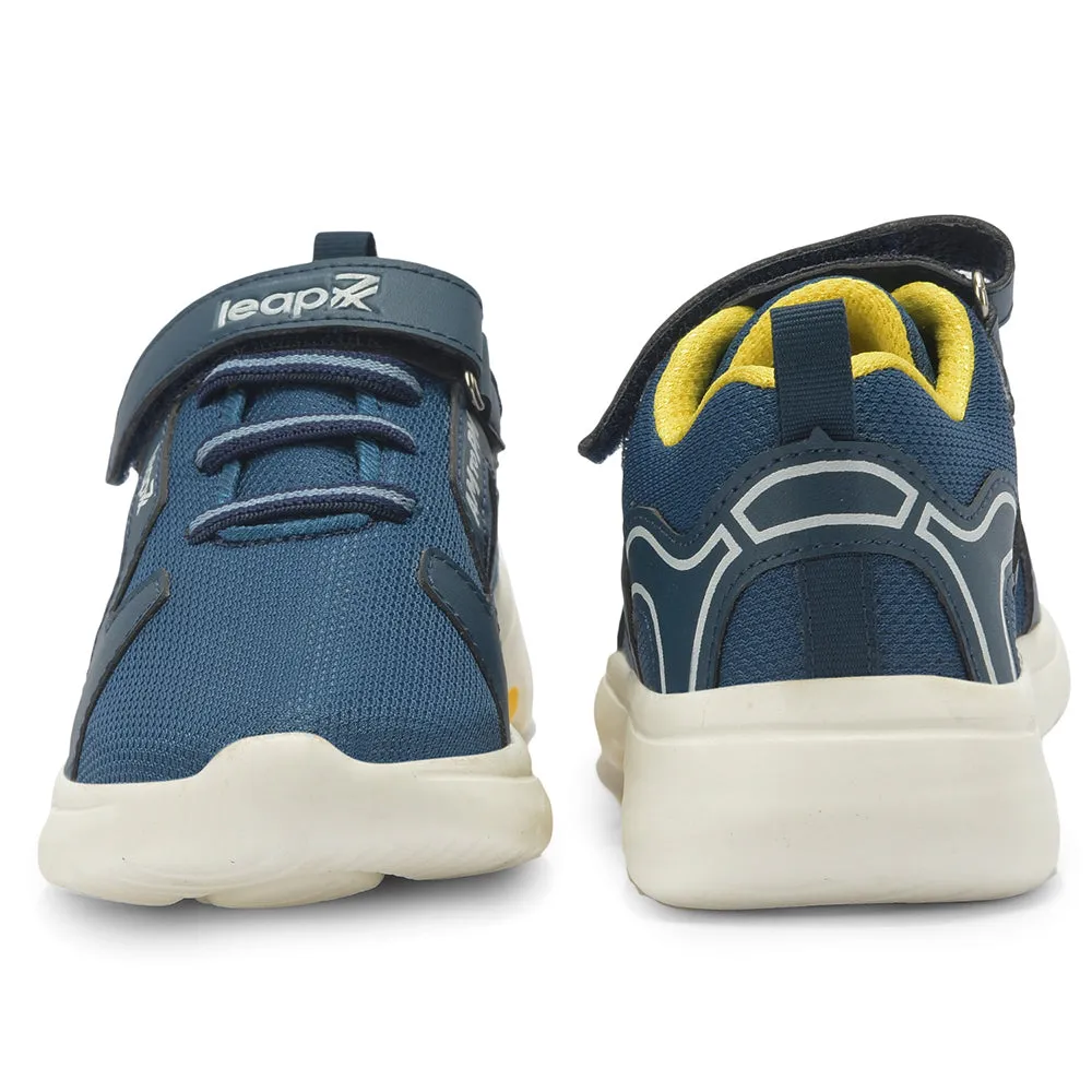 Leap7x By Liberty Kids ETHAN-E T.Blue Sports Non Lacing Shoes