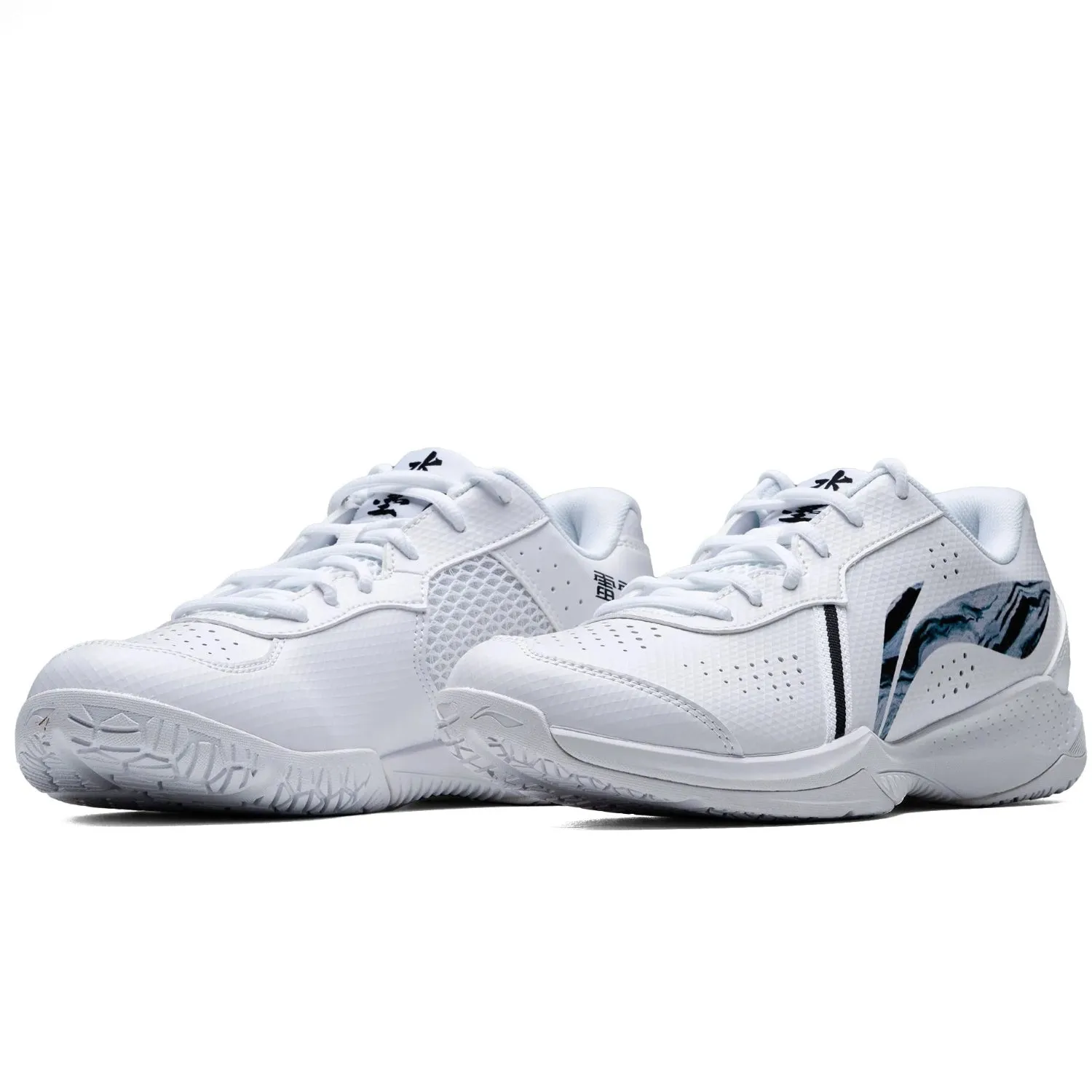 Li-Ning Lei Ting Lite Badminton Training Shoes, Standard White/Black