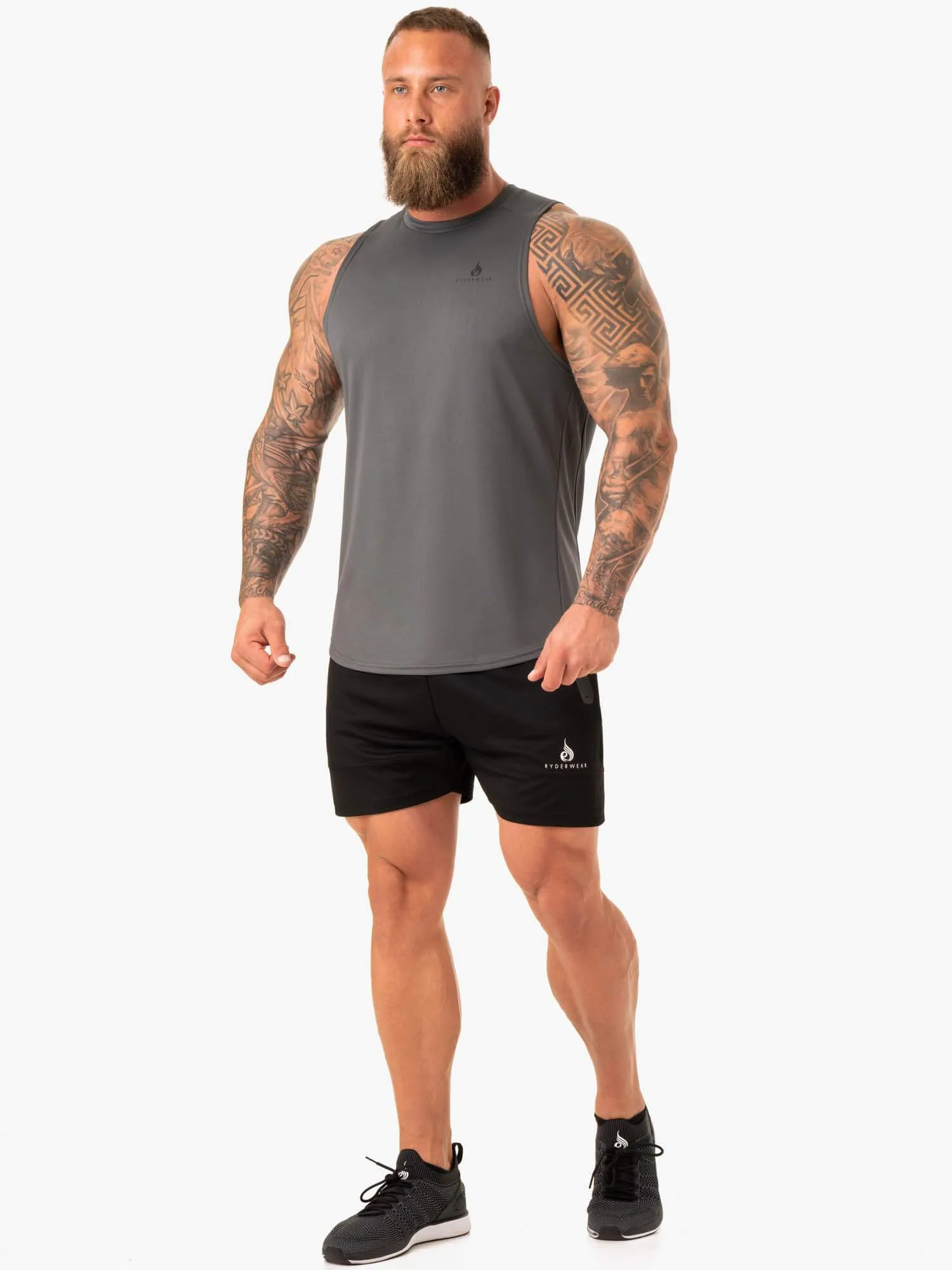 Lift Mesh Tank - Charcoal