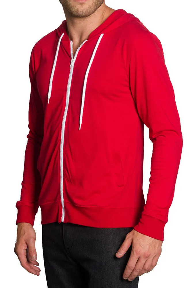 Lightweight Zip Down Hoodie