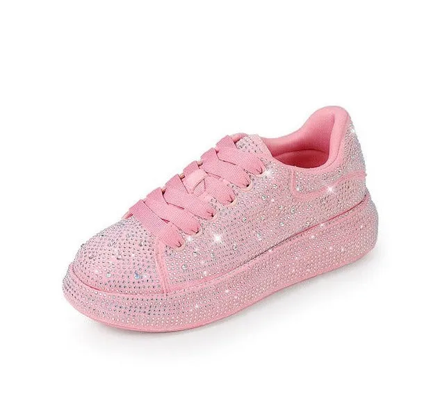 Liliana Kingdom-2 Rhinestone Sneakers