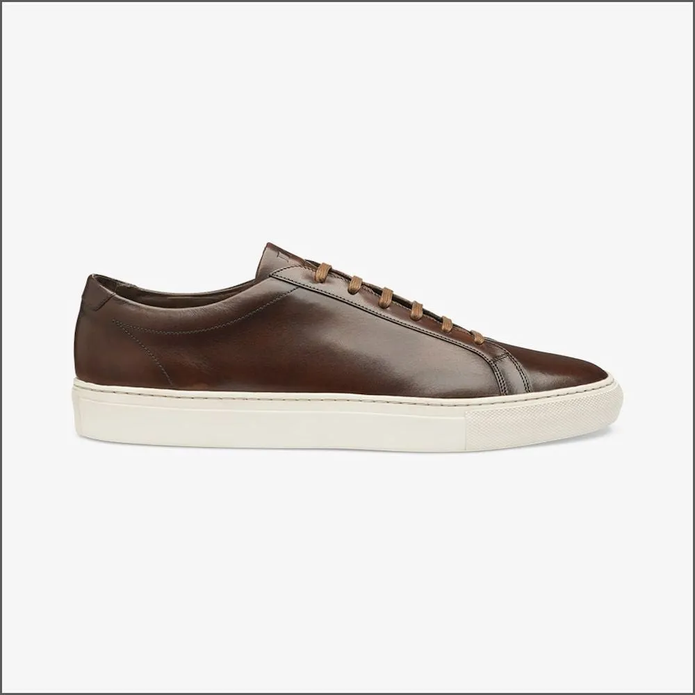 Loake Sprint Dark Brown Trainer--