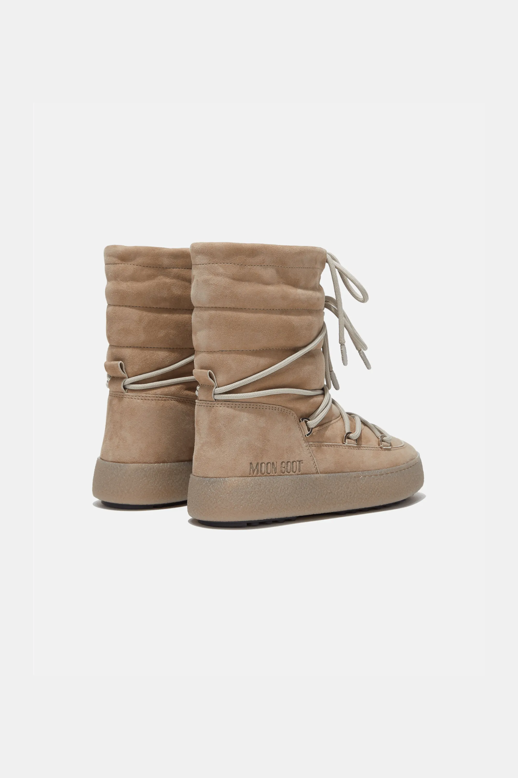 Ltrack Suede Boots Beige