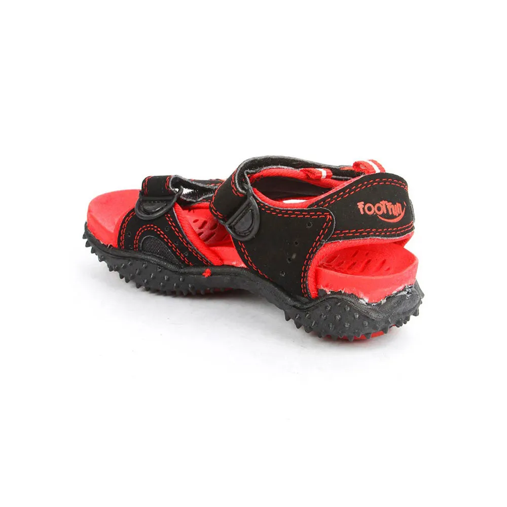 Lucy & Luke (Black) Casual Sandal For Kids POLO By Liberty