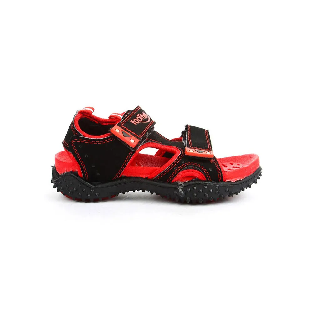 Lucy & Luke (Black) Casual Sandal For Kids POLO By Liberty