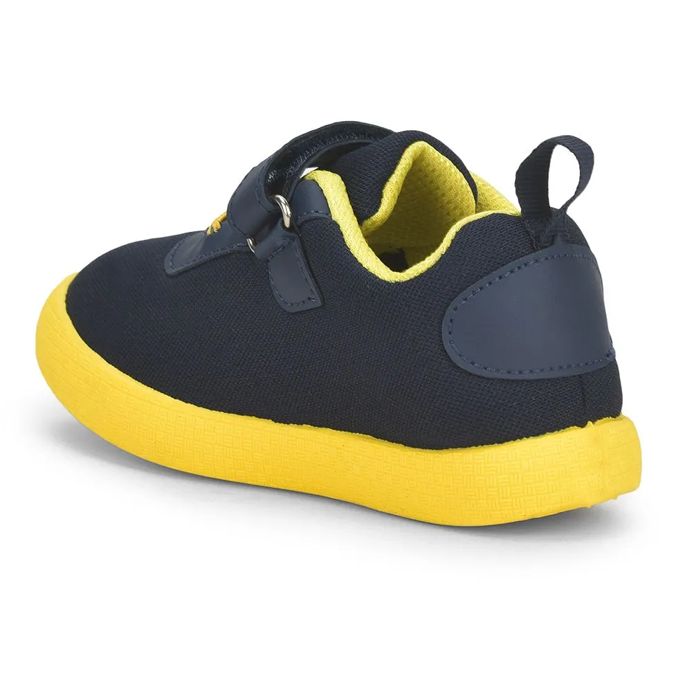 Lucy & Luke (Blue) Casual Non Lacing Shoes For Kids BASTIAN-2E By Liberty