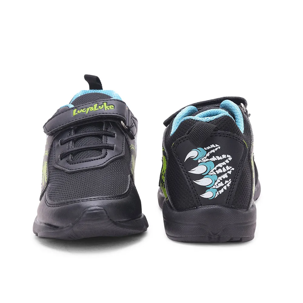 Lucy & Luke by Liberty Kids KSN-664 Black Casual Non Lacing Shoes