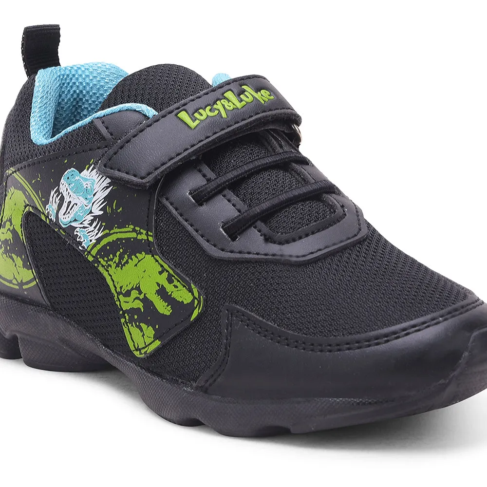 Lucy & Luke by Liberty Kids KSN-664 Black Casual Non Lacing Shoes