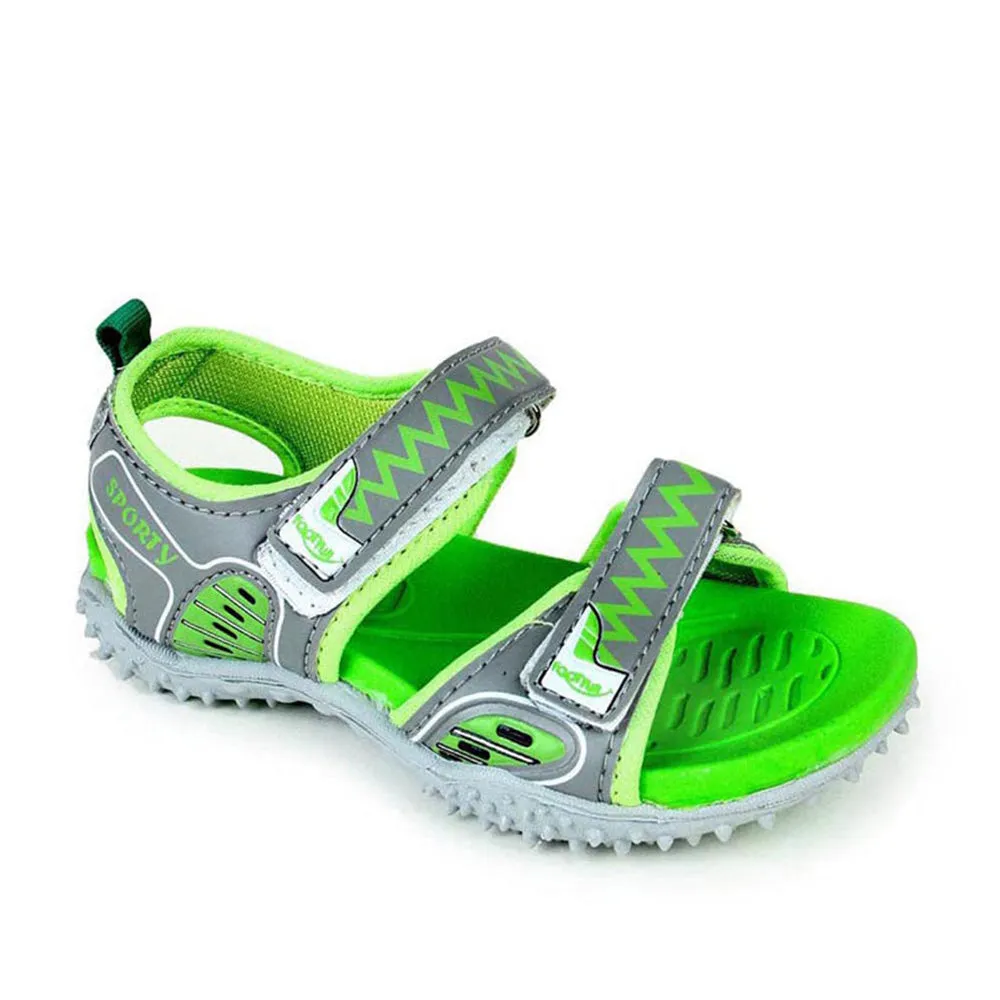 Lucy & Luke (Green) Casual Sandal For Kids ASPIRE By Liberty