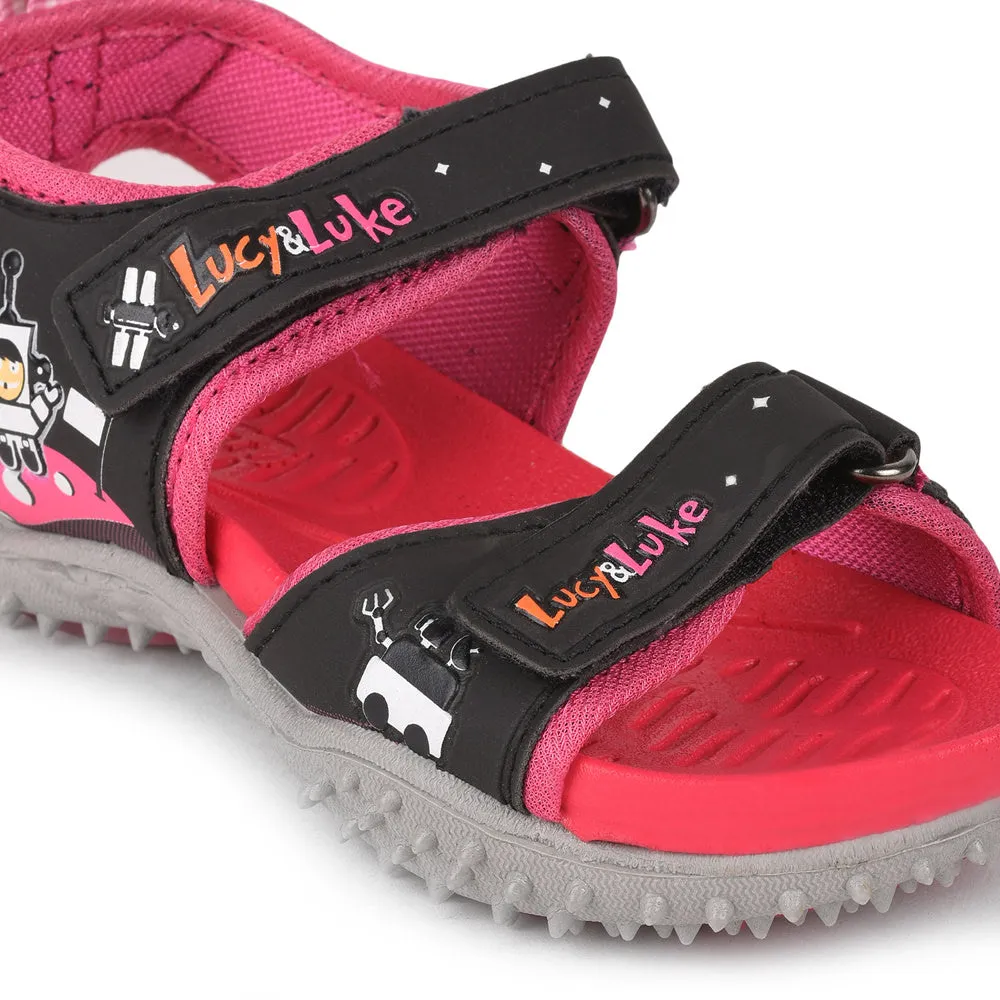 Lucy & Luke (Pink) Casual Sandal For Kids By Liberty