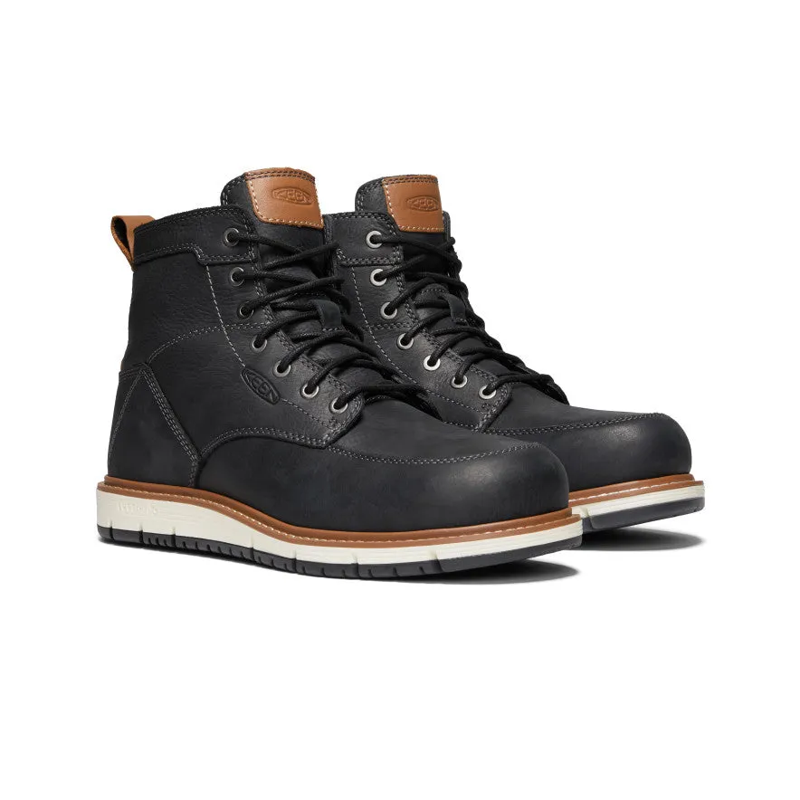 Men's San Jose 6" Boot (Aluminum Toe)  |  Black/Caramel Cafe