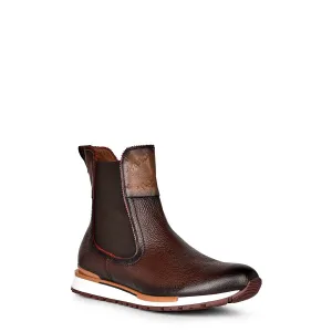 N50VNTS - Cuadra brown casual fashion deer leather sneaker boots for men