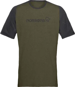 Norrøna Men&#x27;s Fjørå Equaliser Lightweight T-Shirt  Olive Night | Buy Norrøna Men&#x27;s Fjørå Equaliser Lightweight T-Shirt  Olive Night here | Outnorth