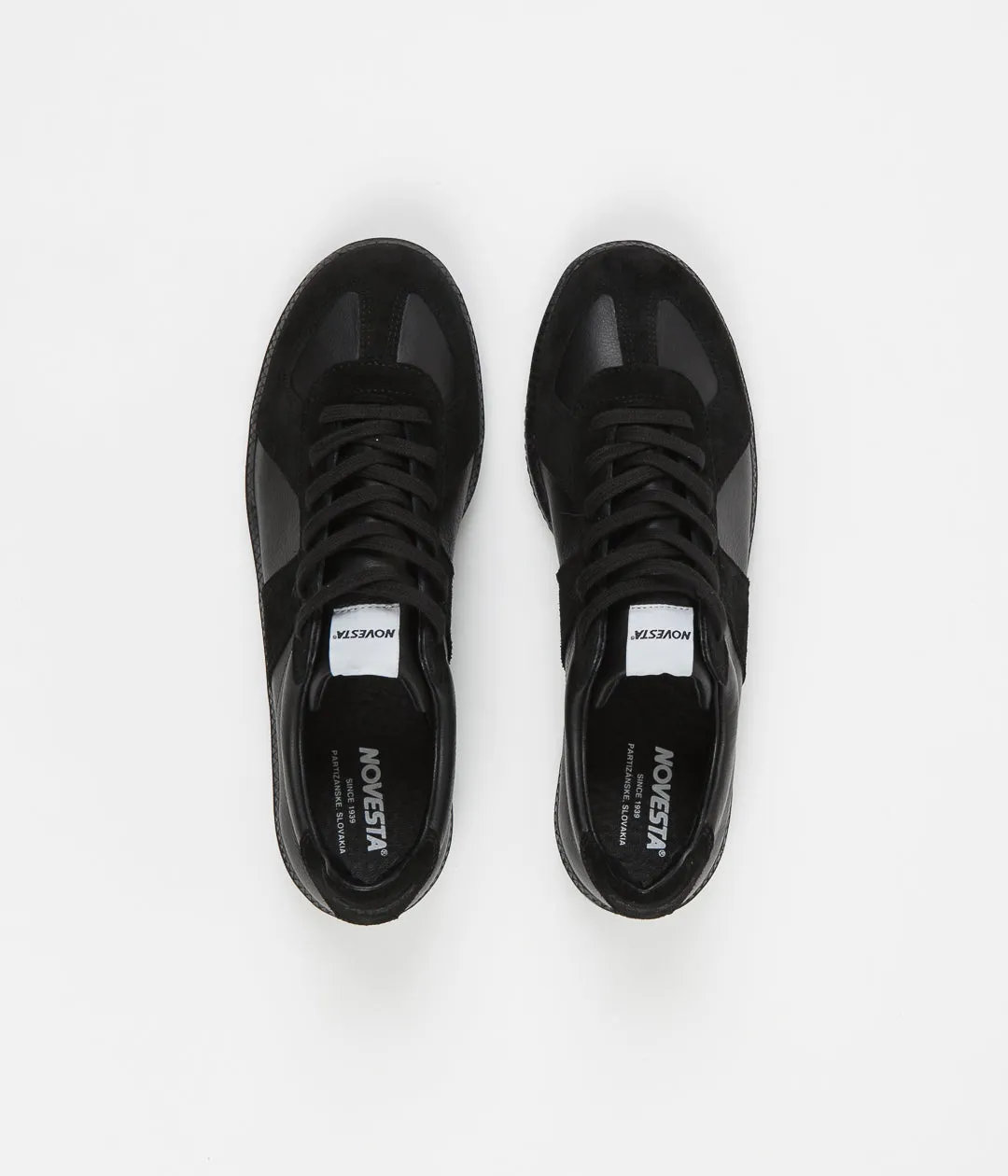 Novesta German Army Trainer Shoes - All Black