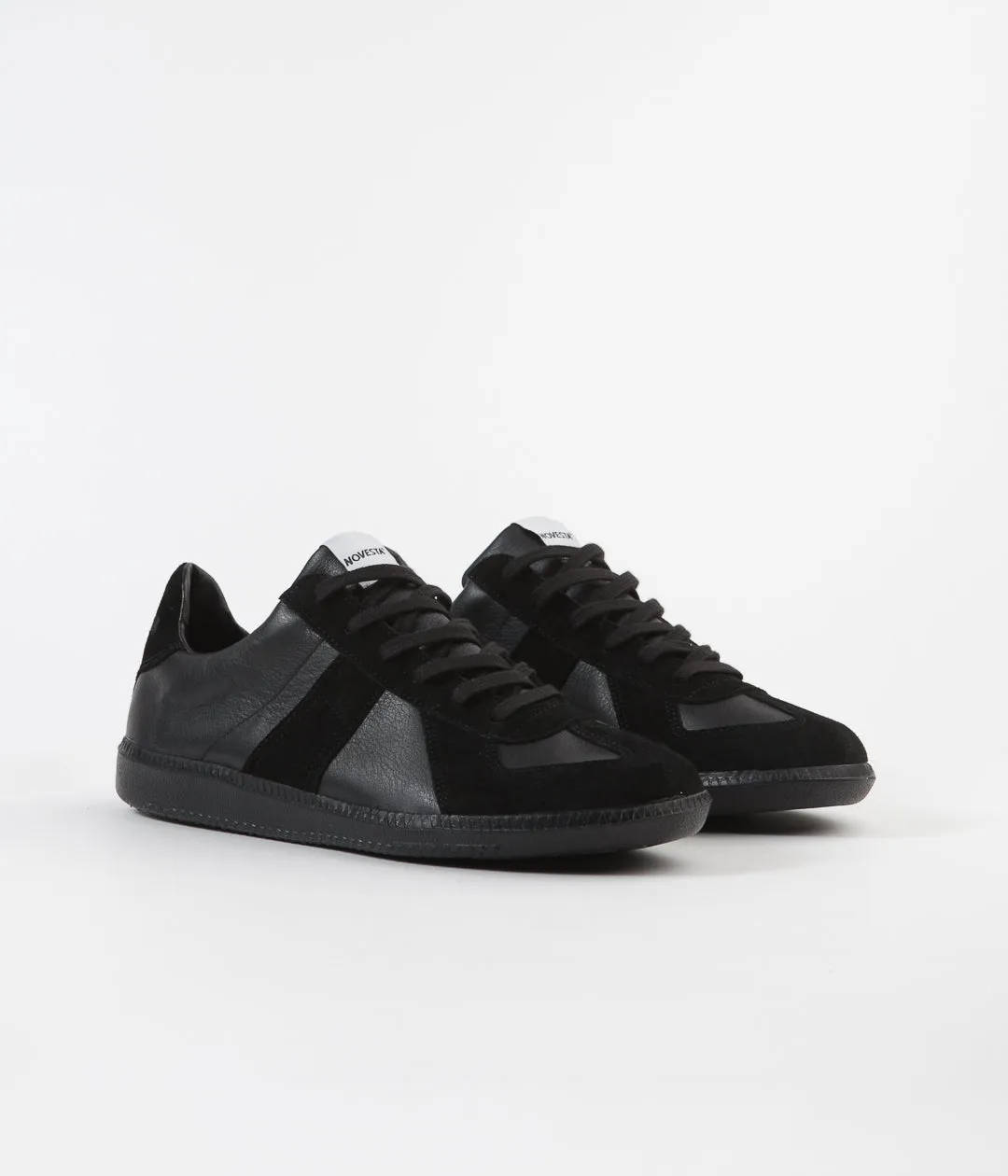 Novesta German Army Trainer Shoes - All Black