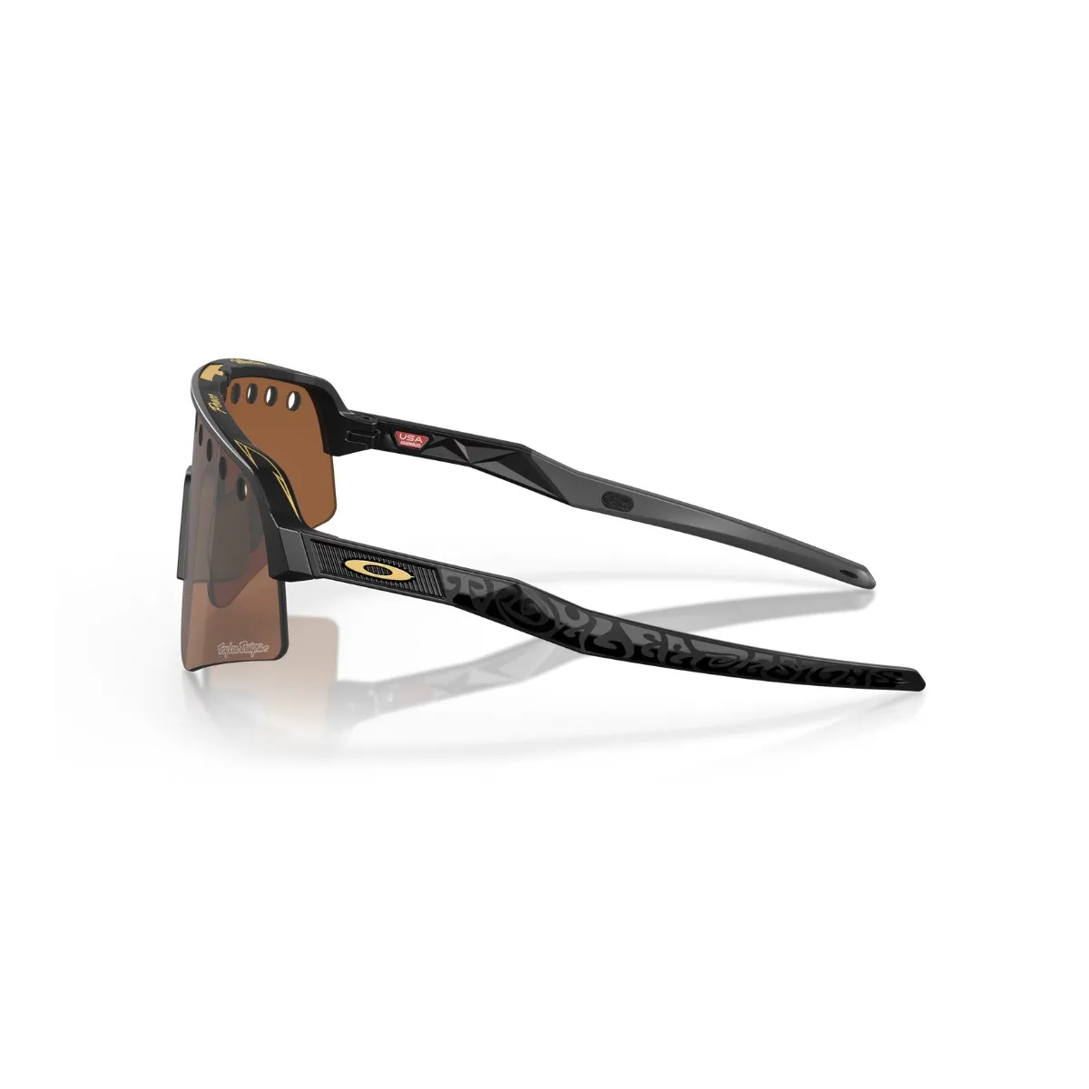 Oakley Sutro Lite Sweep Troy Lee Designs Series Black Frame Brown Lens