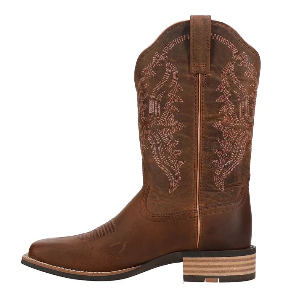 Olena Western Embroidered Square Toe Cowboy Boots